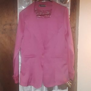 Pink blazer